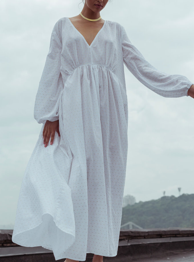 Сукня вільного силуету з бавовни NM_390, фото 1 - в интернет магазине KAPSULA