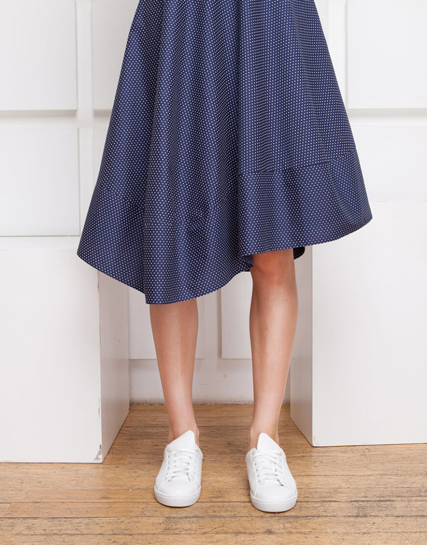 Платье с асимметричной юбкой SHKO_17003005_outlet, фото 1 - в интернет магазине KAPSULA