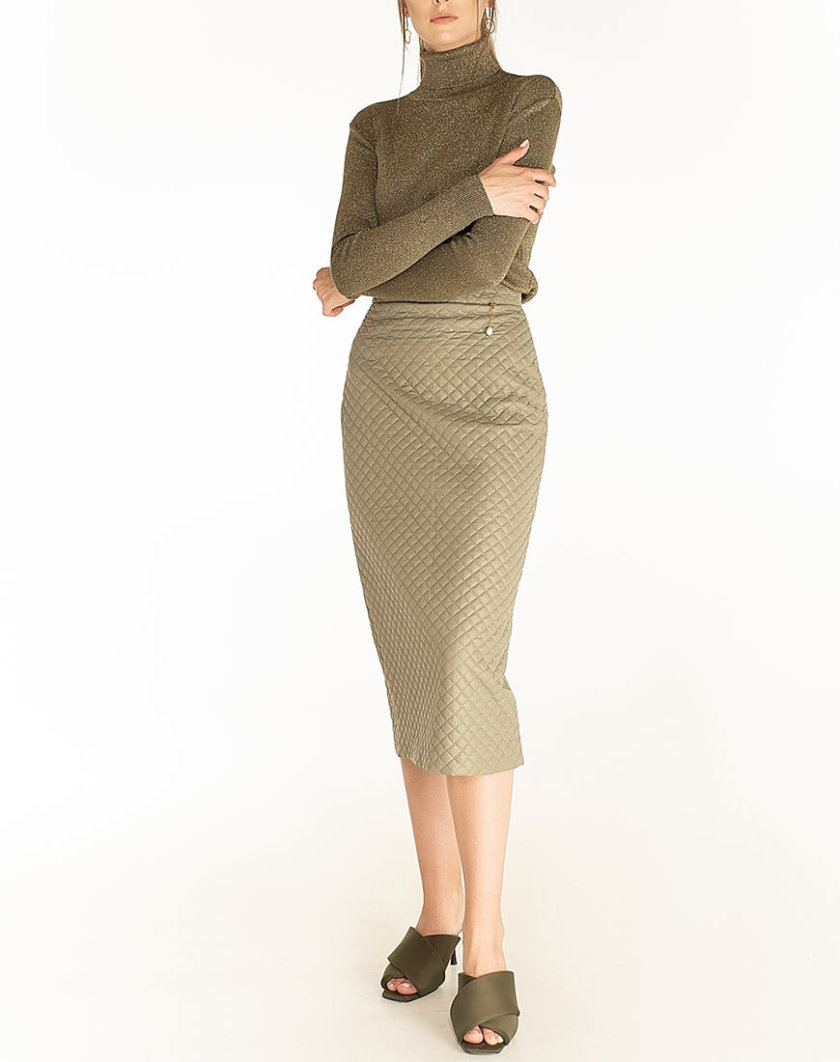 Стеганая юбка Olive WNDR_fw2021_qsol_11, фото 1 - в интернет магазине KAPSULA
