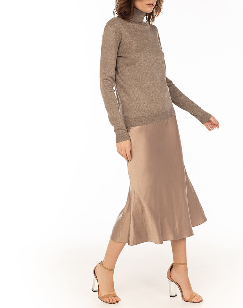 Сатиновая юбка Сappuccino WNDR_fw2021_sscap_13, фото 1 - в интернет магазине KAPSULA