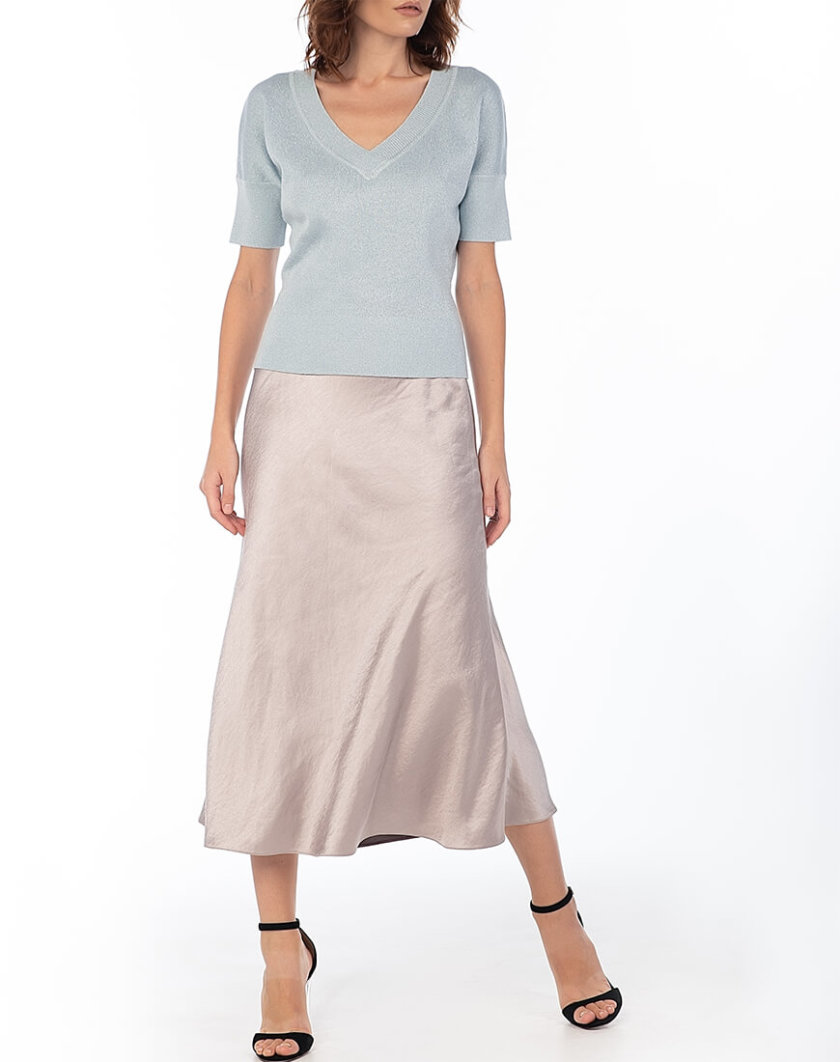 Сатиновая юбка Violet WNDR_fw2021_sslil_13, фото 1 - в интернет магазине KAPSULA
