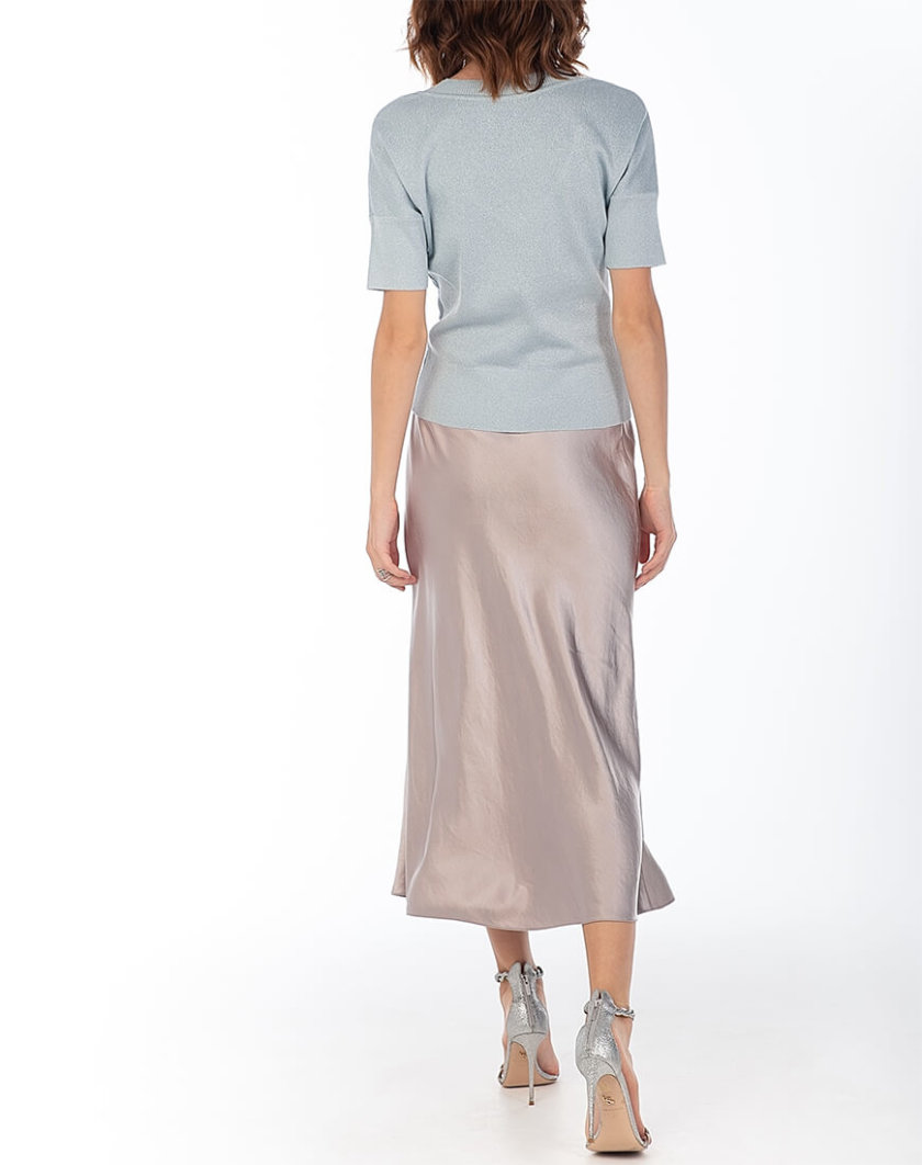 Сатиновая юбка Violet WNDR_fw2021_sslil_13, фото 1 - в интернет магазине KAPSULA