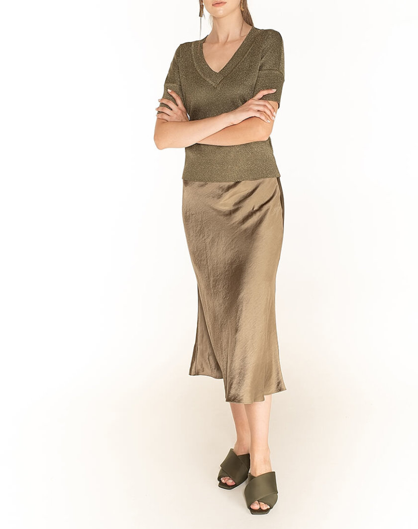 Сатиновая юбка Olive WNDR_fw2021_ssol_13, фото 1 - в интернет магазине KAPSULA