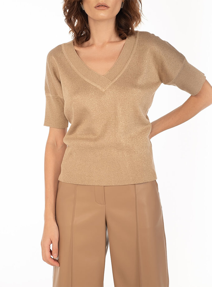 Трикотажный топ с люрексом Gold WNDR_fw2021_tzol_05, фото 1 Трикотажный топ с люрексом Gold WNDR_fw2021_tzol_05, фото 1 - в интернет магазине KAPSULA