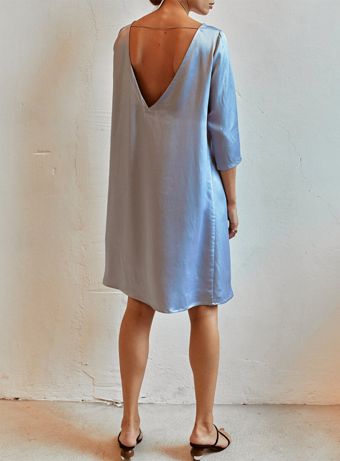 Платье с V-вырезом сзади AD_120720, фото 1 - в интернет магазине KAPSULA