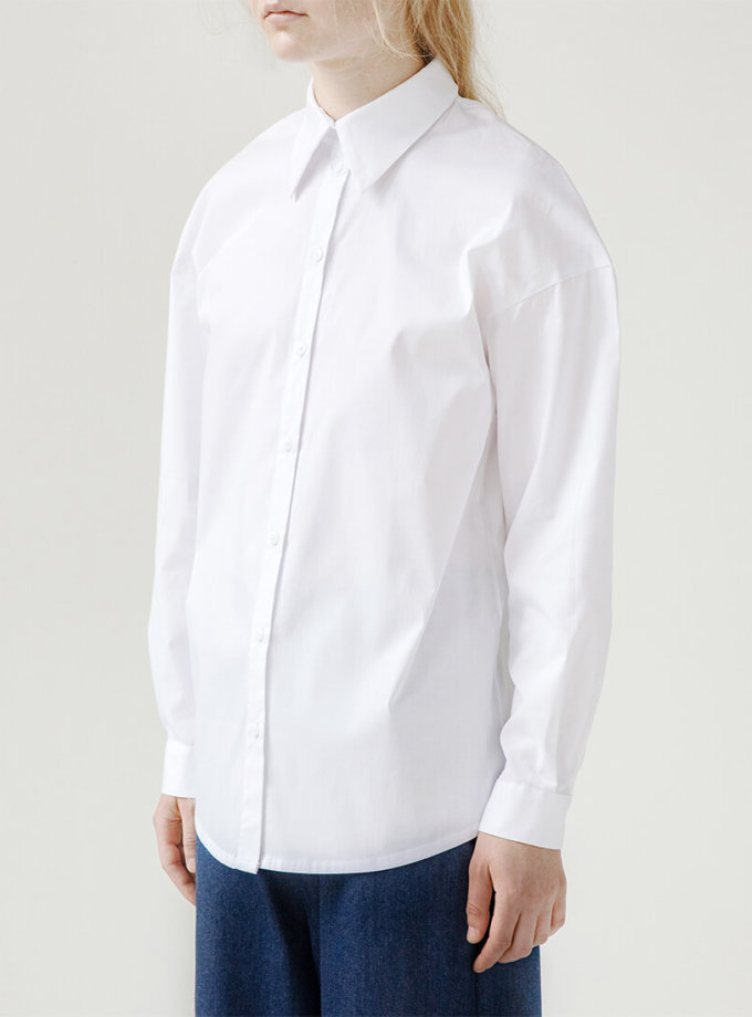 Хлопковая рубашка Easy SNDR_FWE2, фото 1 - в интернет магазине KAPSULA