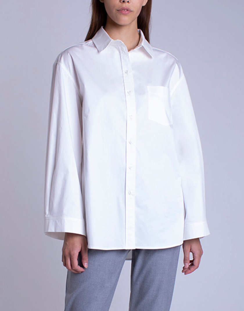 Рубашка oversize из хлопка BEAVR_BA_FW20_84, фото 1 - в интернет магазине KAPSULA