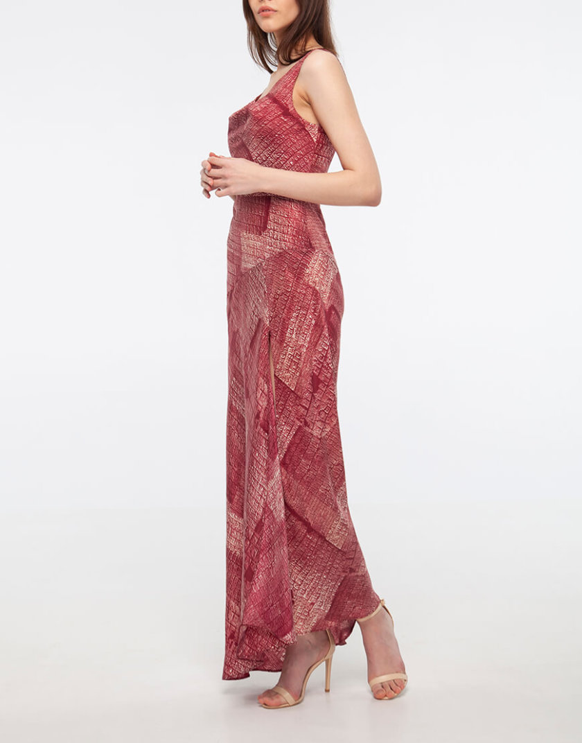 Шелковое платье с разрезом BEAVR_BA_SS20_76, фото 1 - в интернет магазине KAPSULA