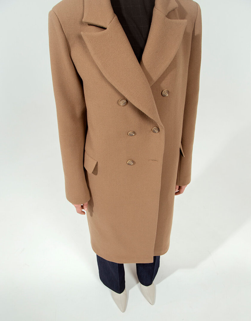 Двубортное пальто из шерсти IRRO_IR_FW20_CB_001, фото 1 - в интернет магазине KAPSULA