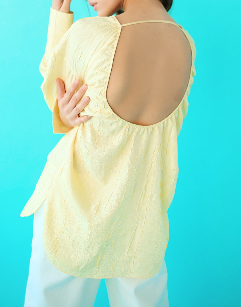 Блуза с открытой спиной SAYYA_SS1035-2, фото 1 - в интернет магазине KAPSULA