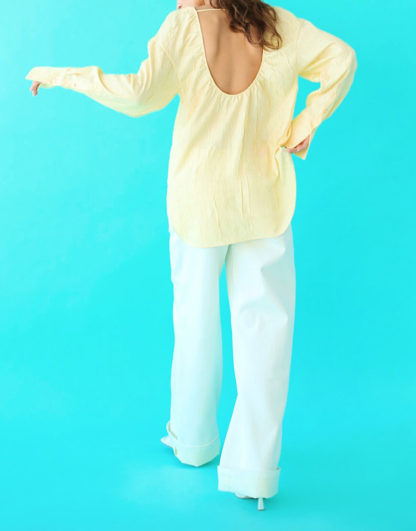Блуза с открытой спиной SAYYA_SS1035-1, фото 1 - в интернет магазине KAPSULA