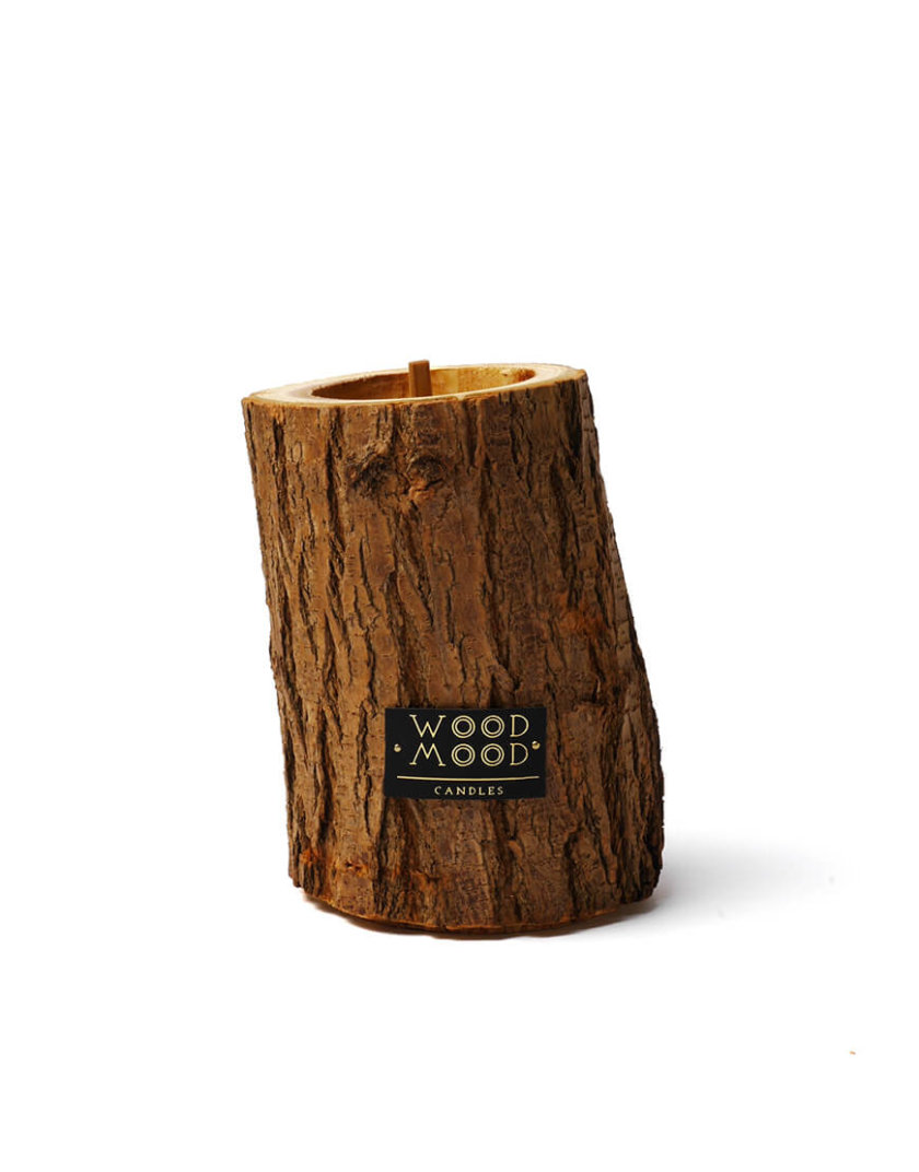 Свічка Rocky в дереві з ароматом кедра M WM_1121100000, фото 1 - в интернет магазине KAPSULA