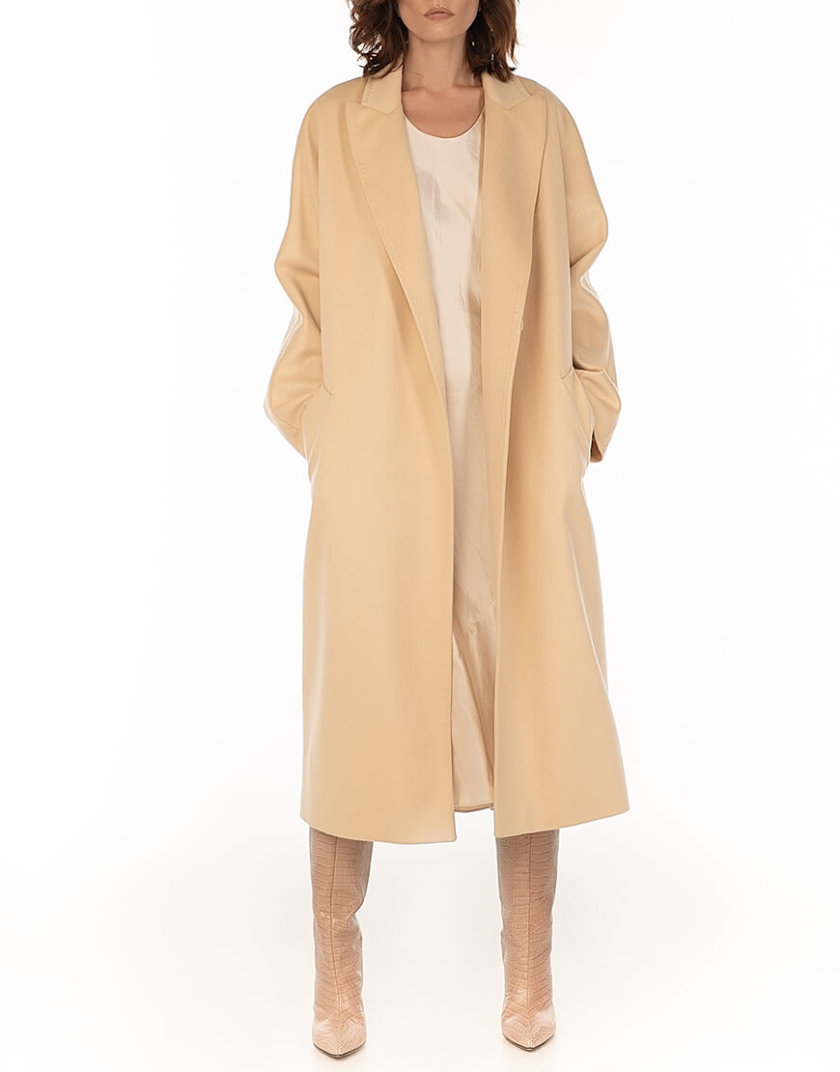 Пальто з кашеміру з поясом Milk WNDR_Fw1920_cshm_11_milk, фото 1 - в интернет магазине KAPSULA