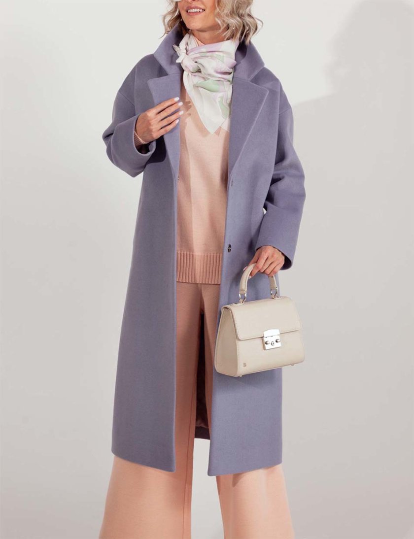 Пальто из плотной шерсти MMT_093_gray_blue, фото 1 - в интернет магазине KAPSULA