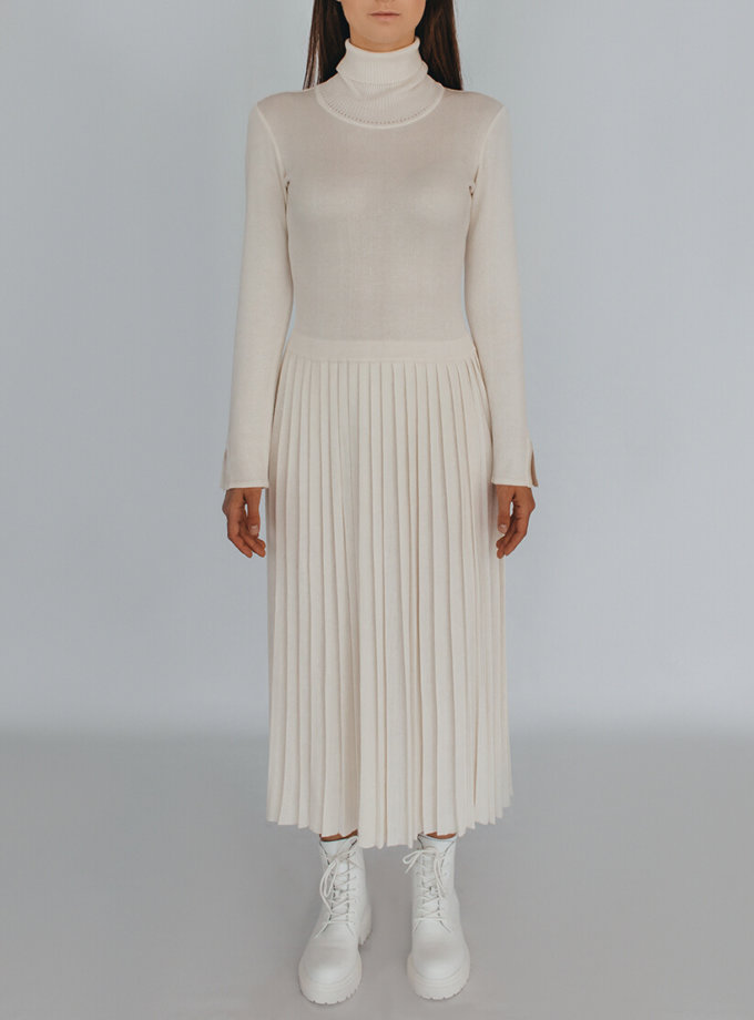 Сукня плісе з високою горловиною NBL_2009 - DRPIEATW, фото 1 - в интернет магазине KAPSULA