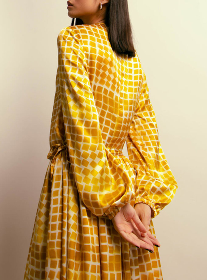 Платье макси на завязках NM_410, фото 1 - в интернет магазине KAPSULA