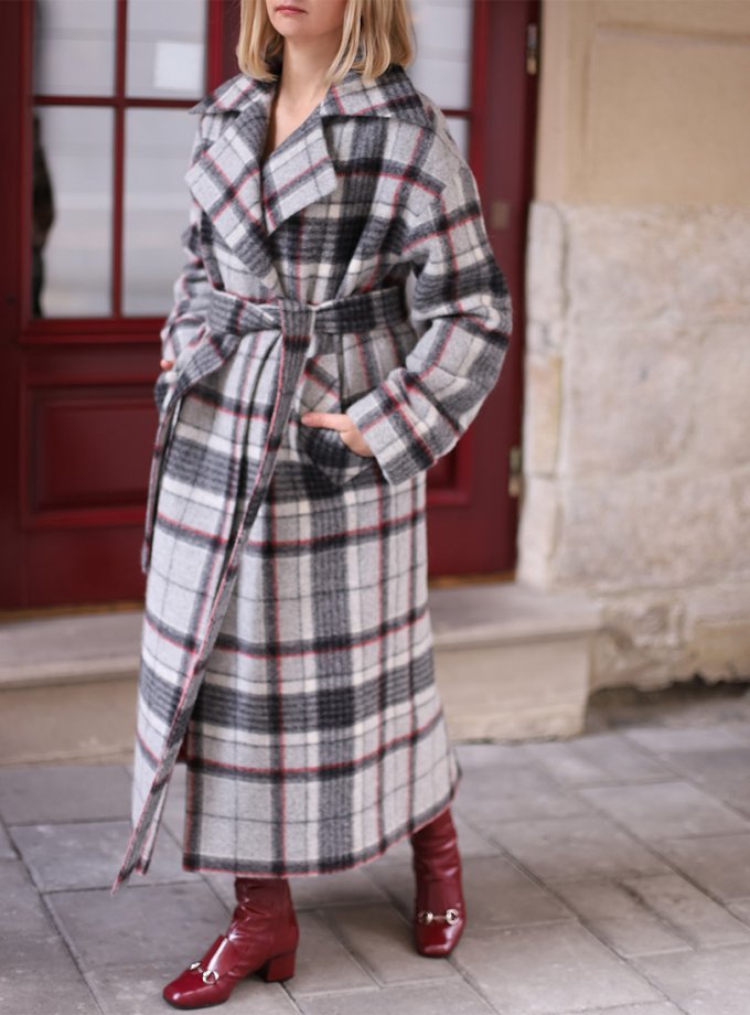 Вовняне пальто з довгим ворсом SOL_SOW_2020С04, фото 1 - в интернет магазине KAPSULA