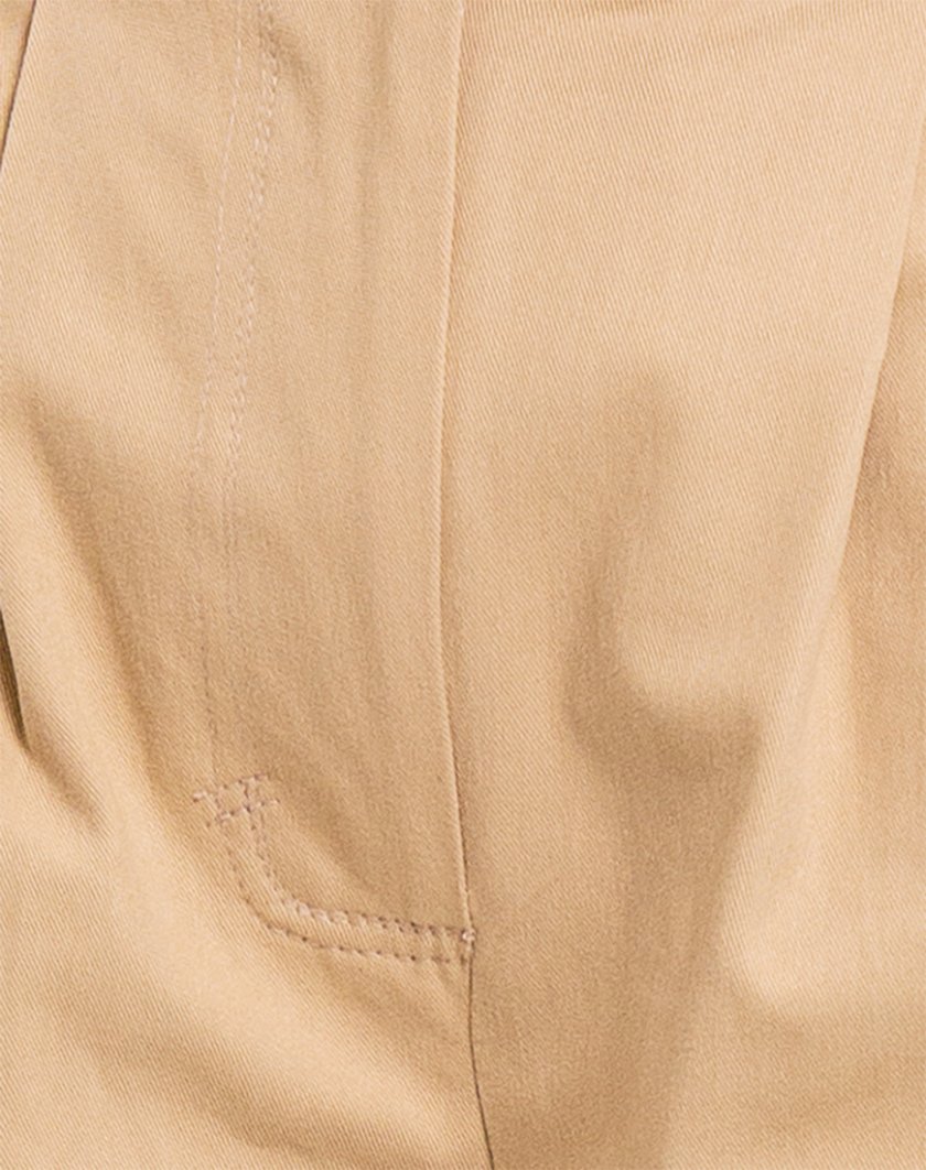 Бавовняні брюки із защипами XM_Nat_14, фото 1 - в интернет магазине KAPSULA