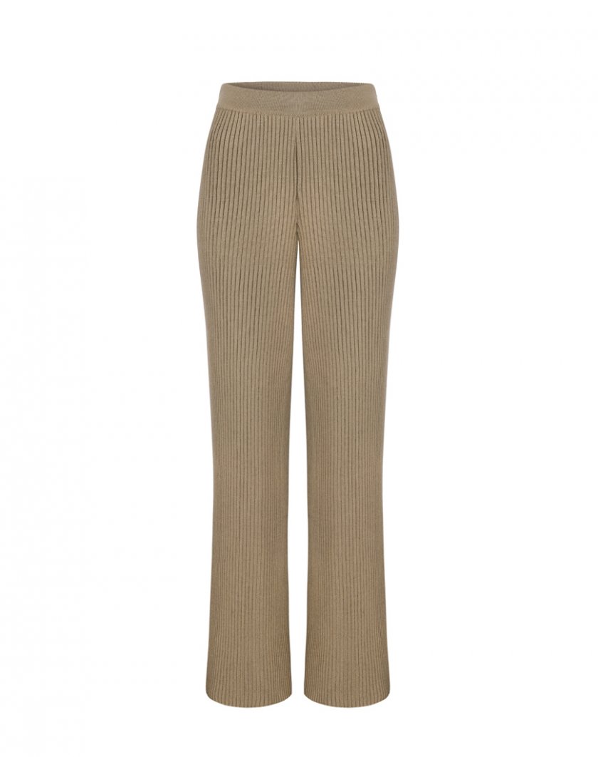 Вязаные брюки на резинке SAYYA_FW1084-4, фото 1 - в интернет магазине KAPSULA
