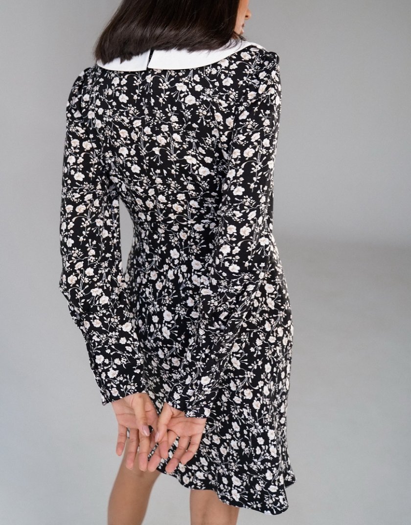 Платье Zoya со съемным воротником MC_MY3521, фото 1 - в интернет магазине KAPSULA
