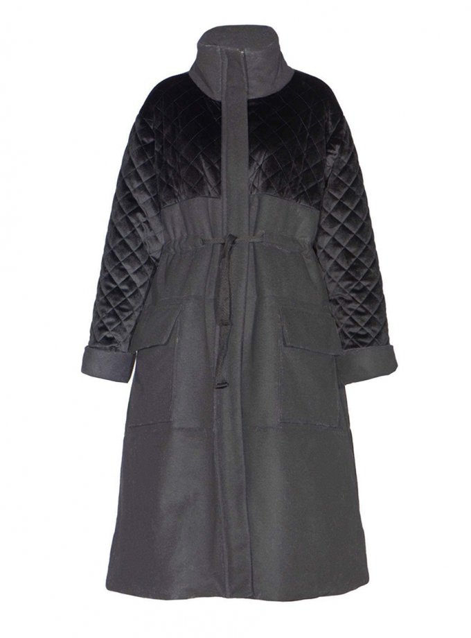 Пальто-пуховик из шерсти INS_FW2021_3, фото 1 - в интернет магазине KAPSULA