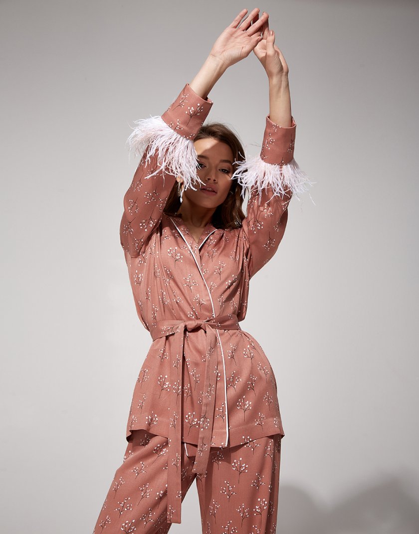 Костюм в пижамном стиле Reina MC_MY4221-1, фото 1 - в интернет магазине KAPSULA