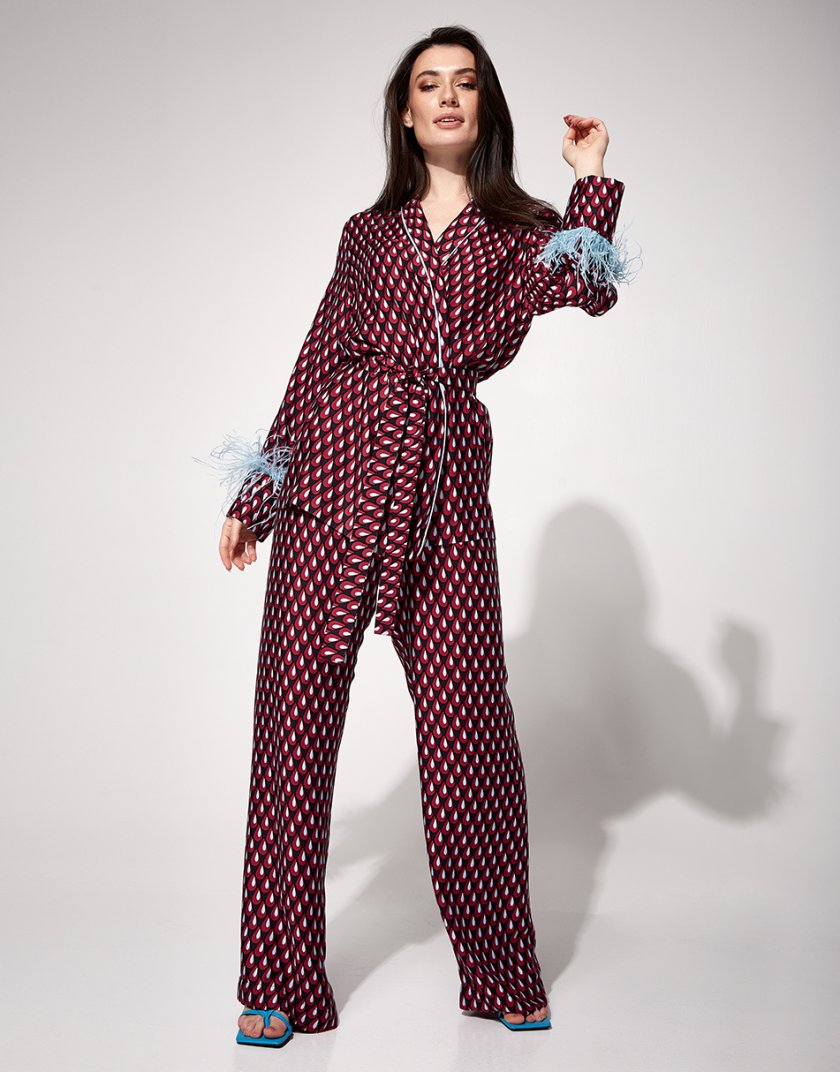 Костюм в пижамном стиле Reina MC_MY4221-2, фото 1 - в интернет магазине KAPSULA