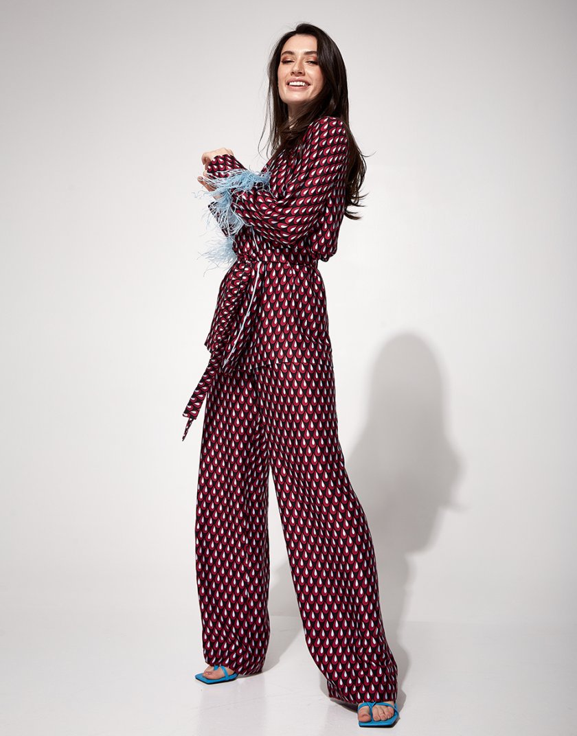 Костюм в пижамном стиле Reina MC_MY4221-2, фото 1 - в интернет магазине KAPSULA
