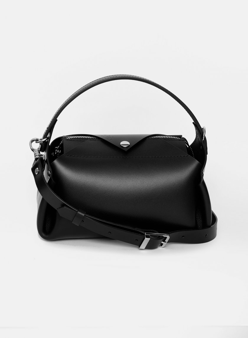 Кожаная сумка Hoshi M Black VIS_Hoshi-bag-М-002, фото 1 - в интернет магазине KAPSULA
