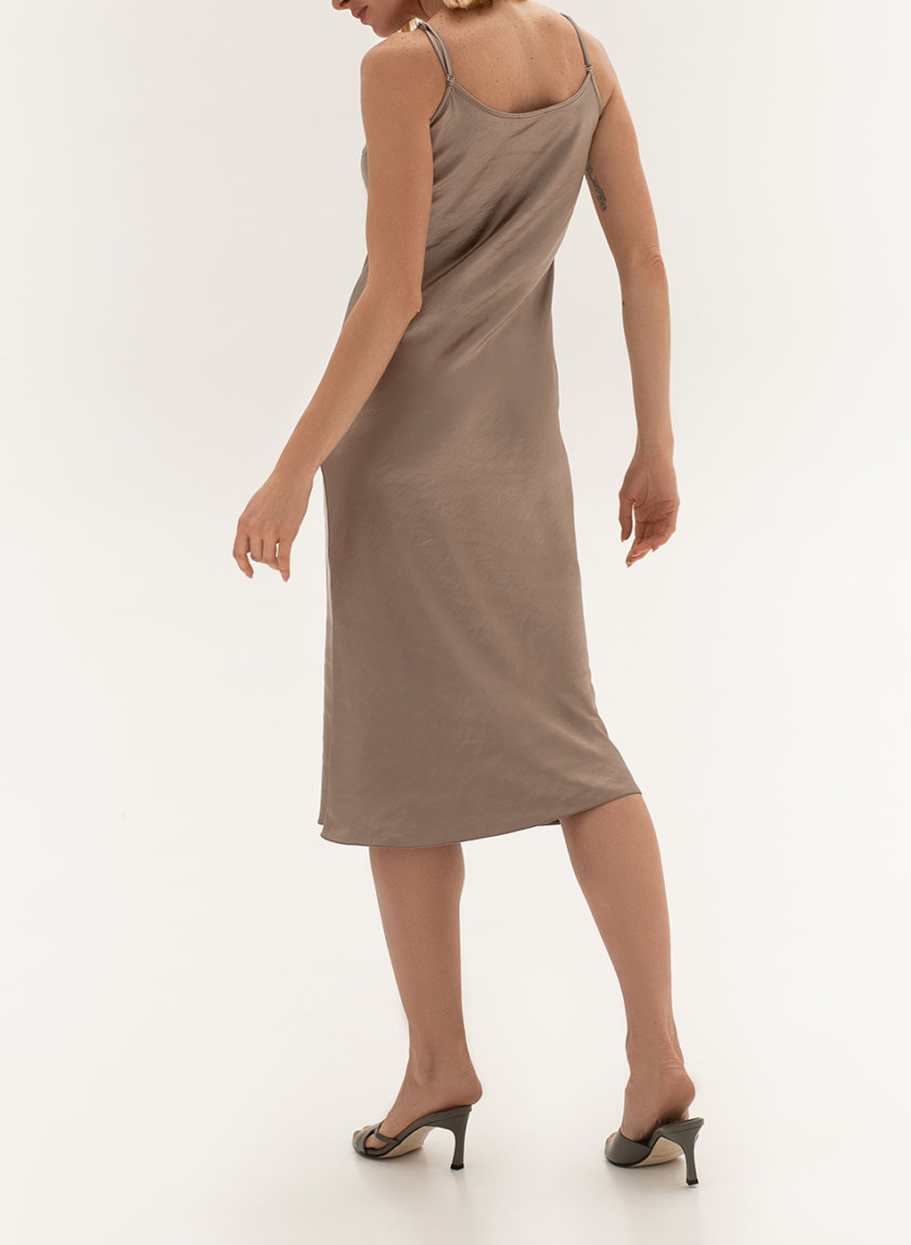 Платье с декором на спине WNDR_ fw2021_sdrcap_15, фото 1 - в интернет магазине KAPSULA