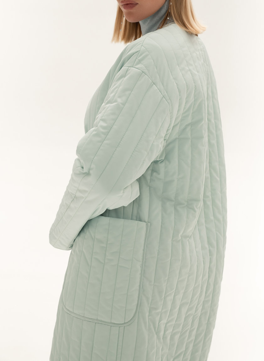 Стеганое пальто с поясом WNDR_sp_21_pspmt_03, фото 1 - в интернет магазине KAPSULA