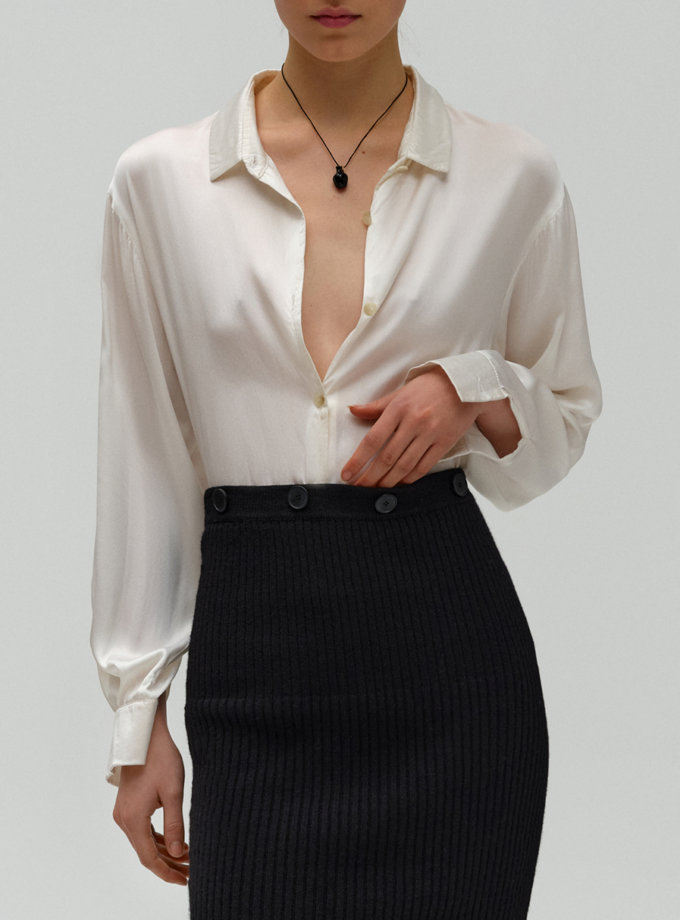 Шелковая блуза FORMA_FR-FW21-02, фото 1 - в интернет магазине KAPSULA