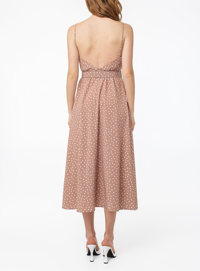 Платье с разрезом и открытой спиной MGN_1716ND, фото 1 - в интернет магазине KAPSULA