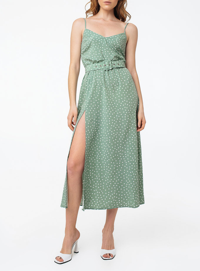 Платье с разрезом и открытой спиной MGN_1716MT, фото 1 - в интернет магазине KAPSULA