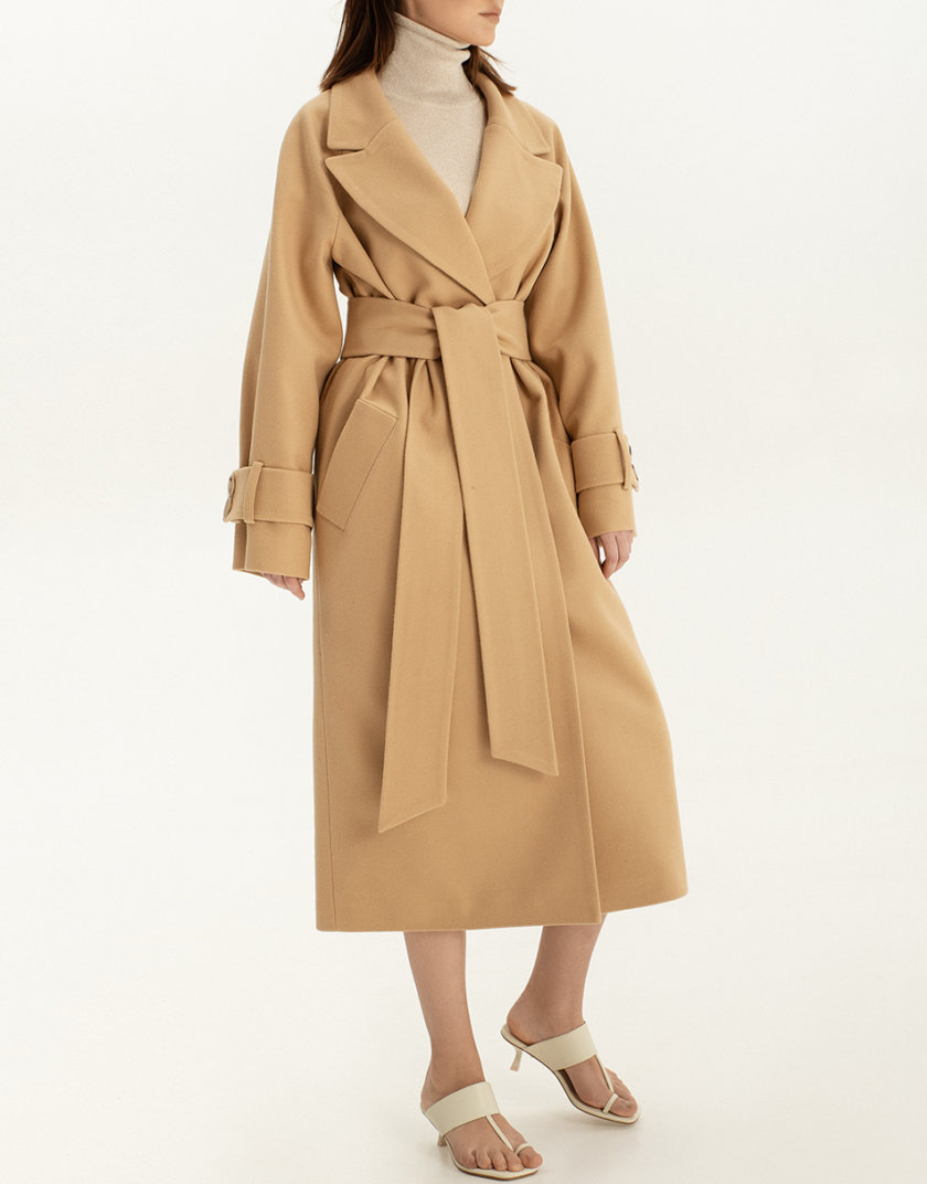 Пальто на запах из шерсти WNDR_ sp_21_coats_04, фото 1 - в интернет магазине KAPSULA