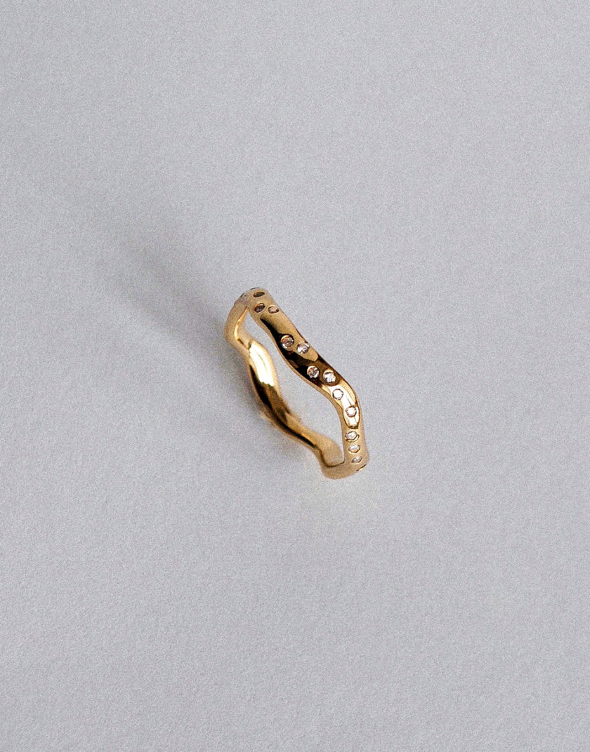 Кольцо из желтого золота RAJ_R-7942, фото 1 - в интернет магазине KAPSULA