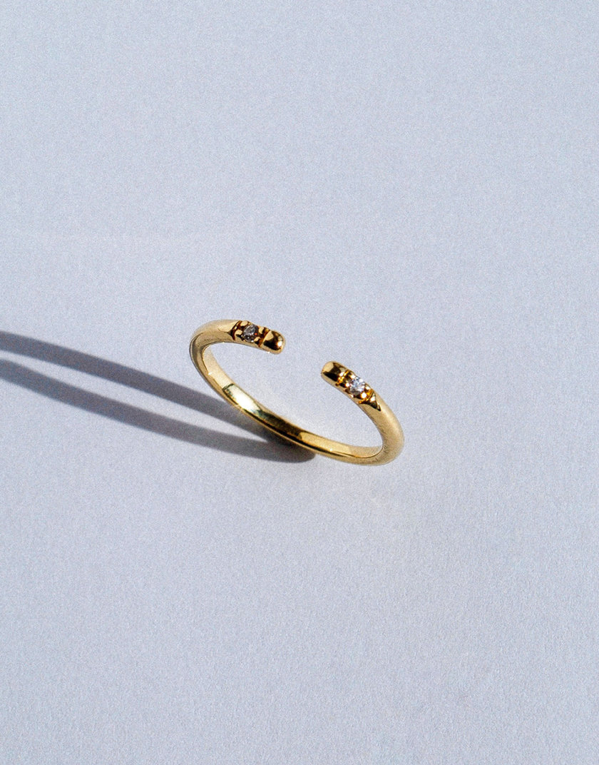 Кольцо из желтого золота RAJ_RRA-002, фото 1 - в интернет магазине KAPSULA