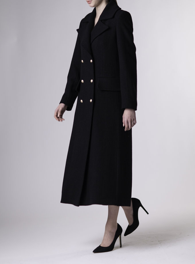 Приталенное двубортное пальто ALOT_500259, фото 1 - в интернет магазине KAPSULA