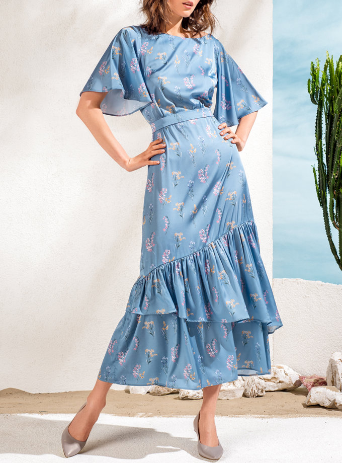 Платье в вырезом на спине KS_SS24_22-1, фото 1 - в интернет магазине KAPSULA