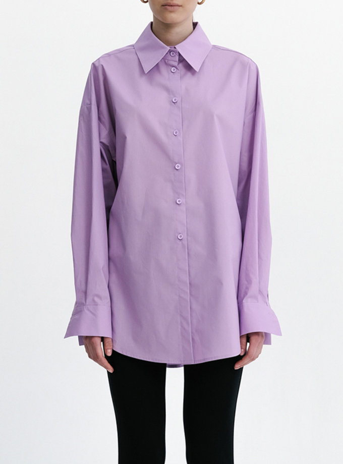 Хлопковая рубашка Oversize SHKO_21005005, фото 1 - в интернет магазине KAPSULA