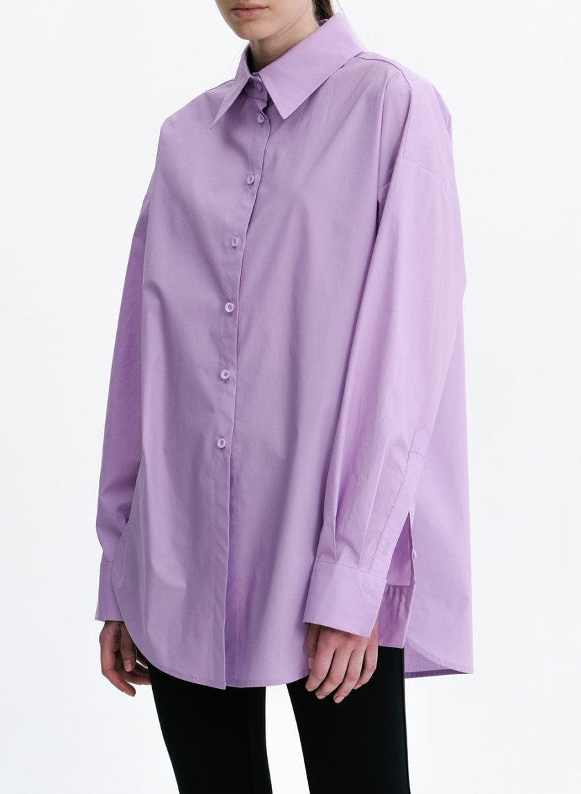 Бавовняна сорочка Oversize SHKO_21005005, фото 1 - в интернет магазине KAPSULA