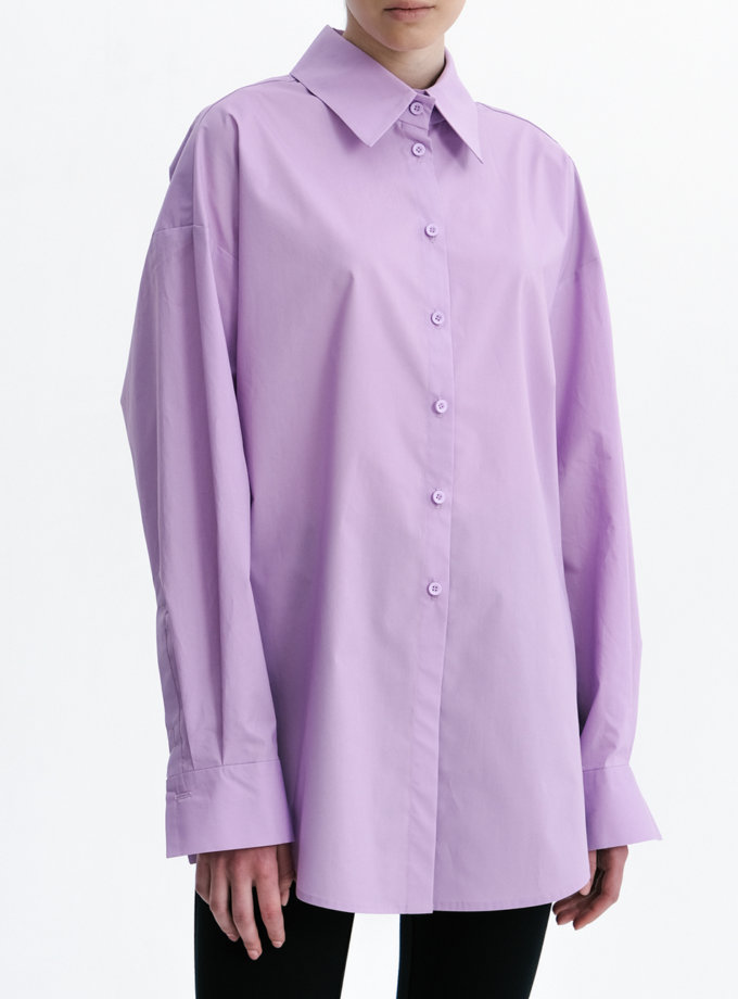 Хлопковая рубашка Oversize SHKO_21005005, фото 1 - в интернет магазине KAPSULA