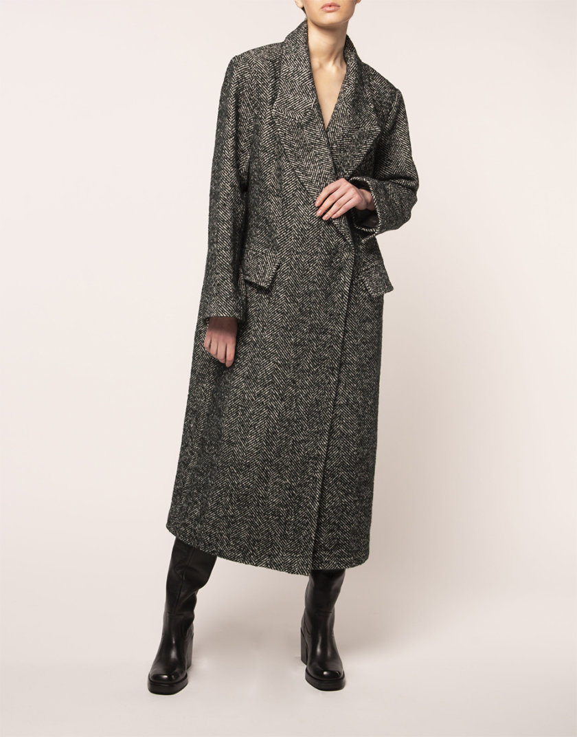 Объемное пальто из шерсти BEAVR_BA_FW21_91, фото 1 - в интернет магазине KAPSULA