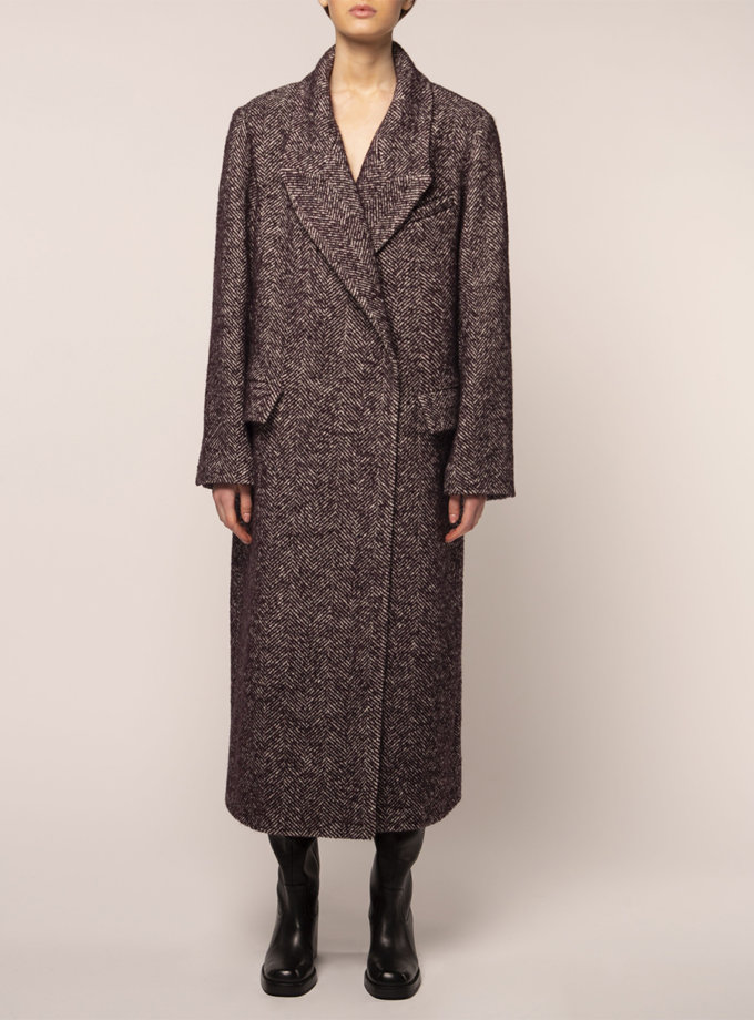 Объемное пальто из шерсти BEAVR_BA_FW21_92, фото 1 - в интернет магазине KAPSULA