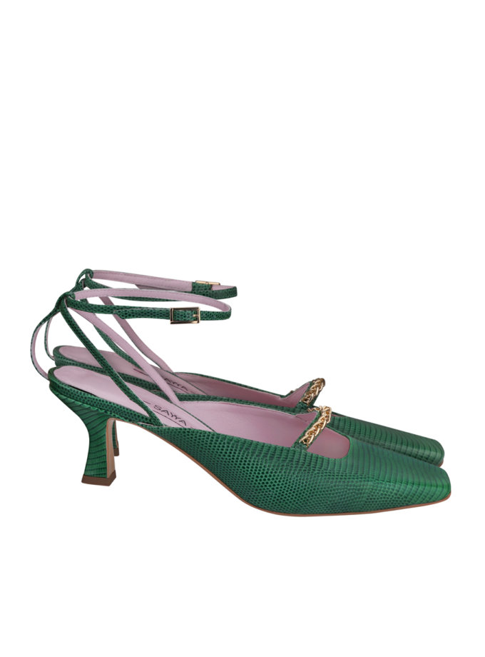 Кожаные туфли-слингбэки SAYYA_SS1161, фото 1 - в интернет магазине KAPSULA