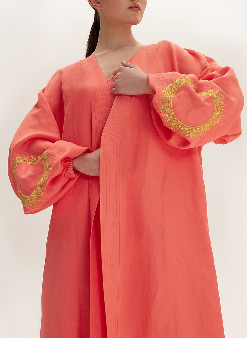 Длинное кимоно из льна WNDR_ss21_lc_02, фото 1 - в интернет магазине KAPSULA