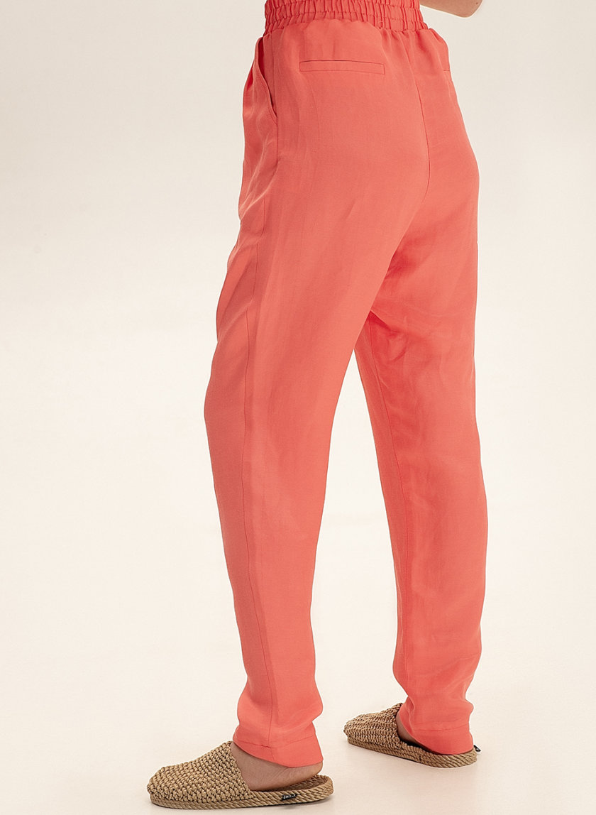 Зауженные брюки из льна WNDR_ss21_lc_06, фото 1 - в интернет магазине KAPSULA