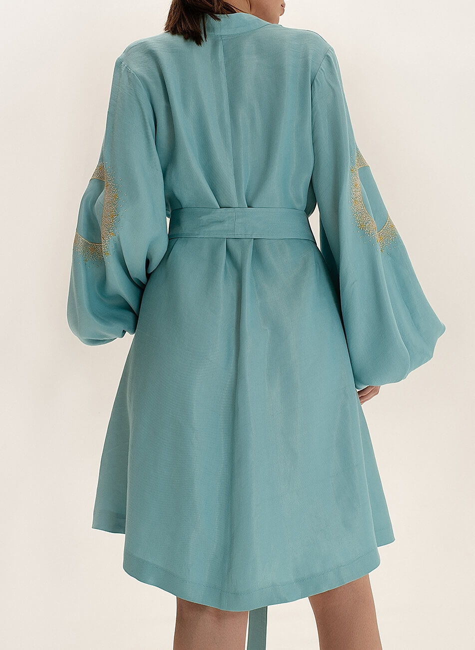 Лляна сукня міні на запах WNDR_ss21_lbi_12-KAPSULA, фото 1 Лляна сукня міні на запах WNDR_ss21_lbi_12-KAPSULA, фото 1 - в интернет магазине KAPSULA