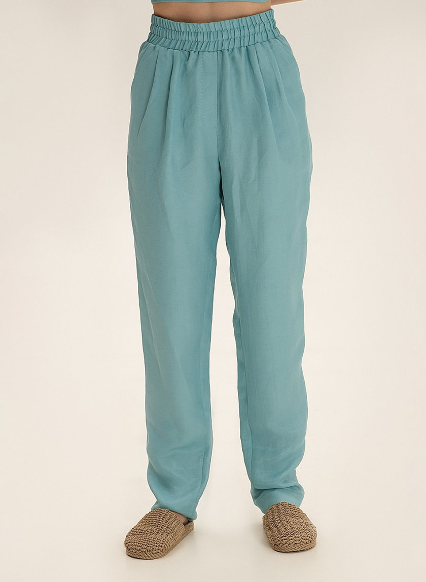 Зауженные брюки из льна WNDR_ss21_lbi_06-1, фото 1 - в интернет магазине KAPSULA