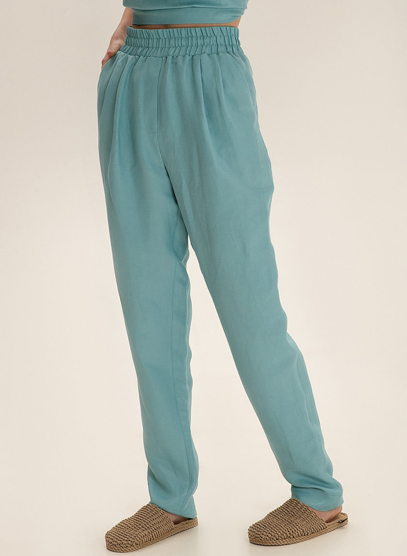 Зауженные брюки из льна WNDR_ss21_lbi_06-1, фото 1 - в интернет магазине KAPSULA